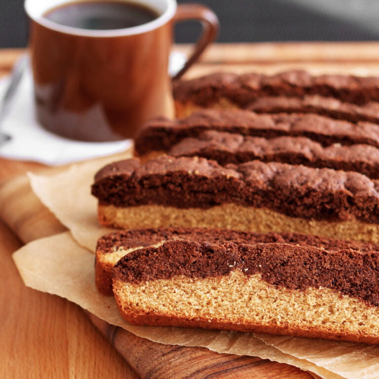 Gingerbread & Chocolate Layer Biscotti