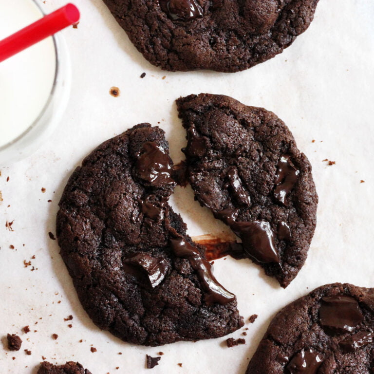 Extreme Double Chocolate Chunk Cookies