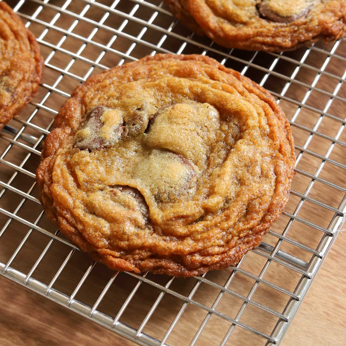 Caramelized Ripple Chocolate Chip Cookies