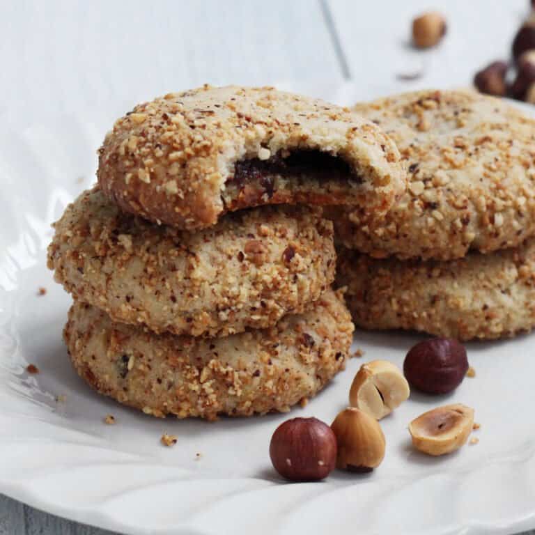 Chocolate Truffle Hazelnut Cookies