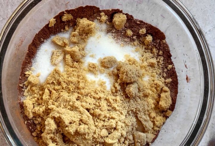 combining dry ingredients