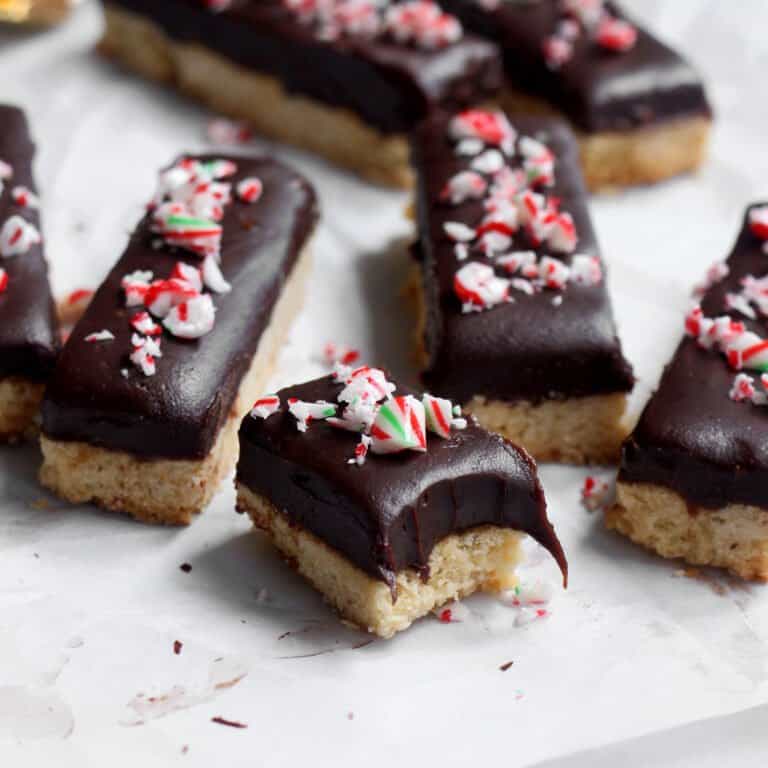 Silky Chocolate Peppermint Truffle Bars
