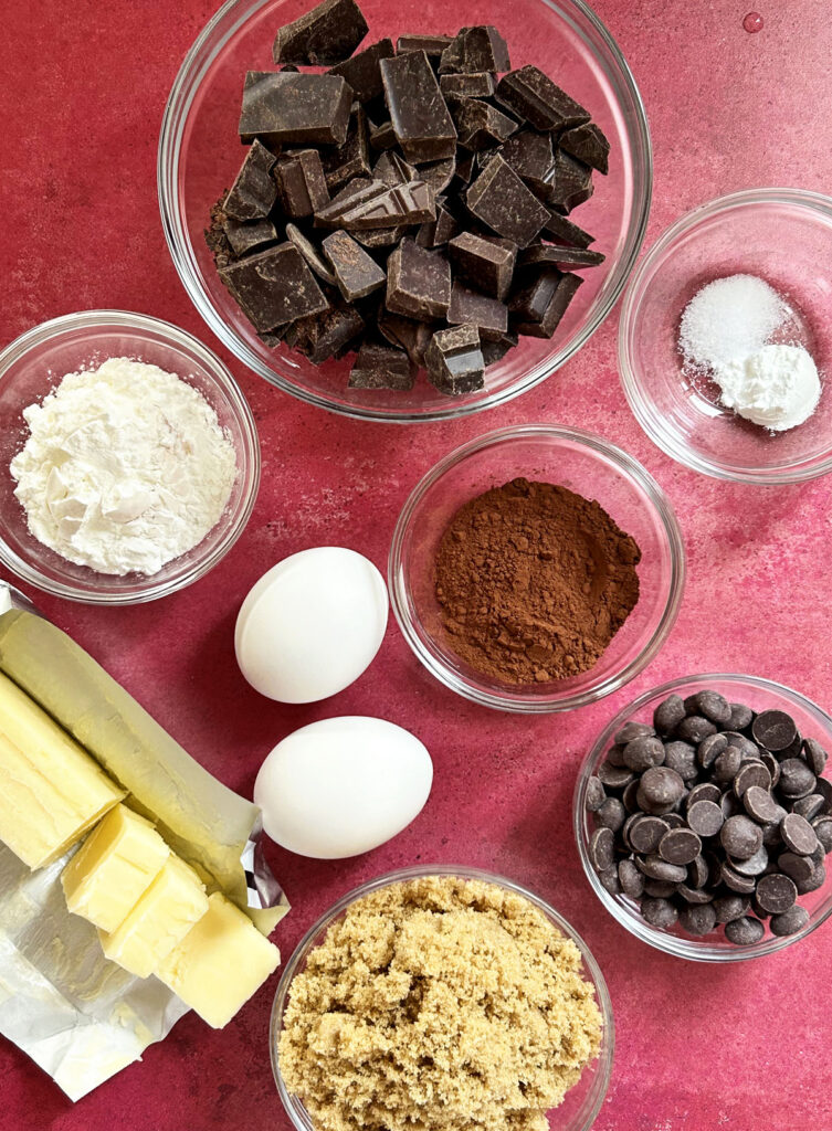 flourless brownie cookies ingredients