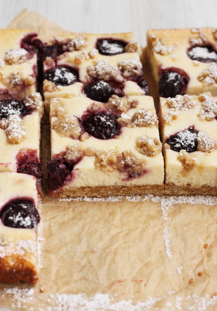 cherry cheesecake bars