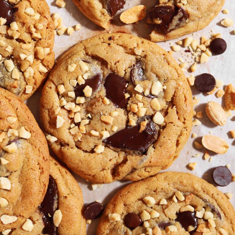 Bakery-Style Chocolate Chip Peanut Butter Cookies