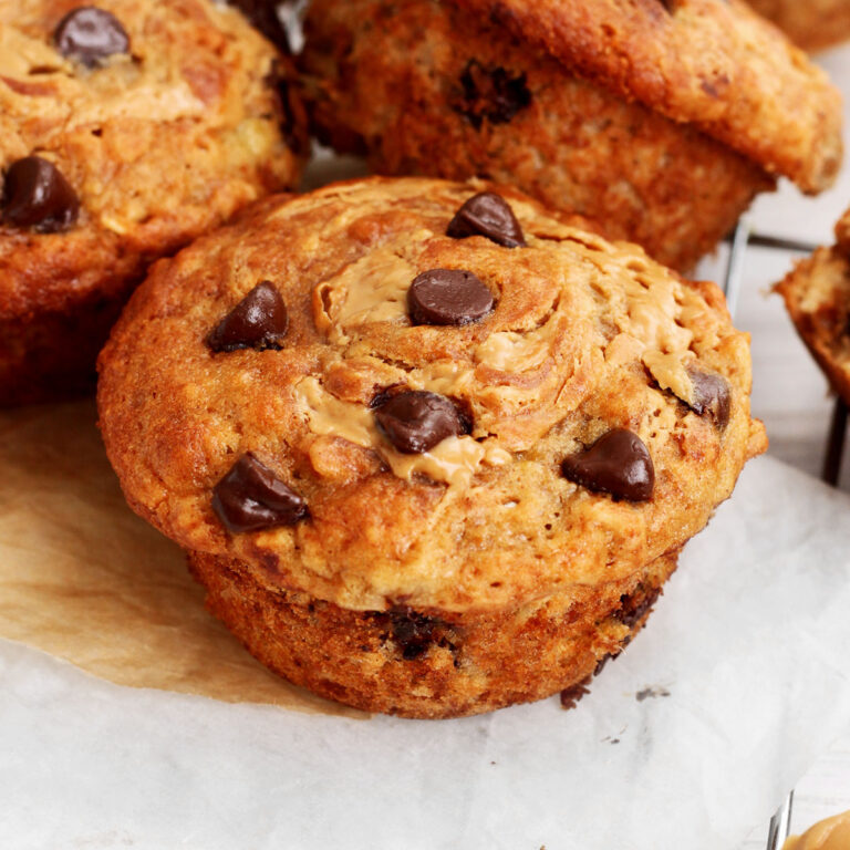 small batch banana muffins