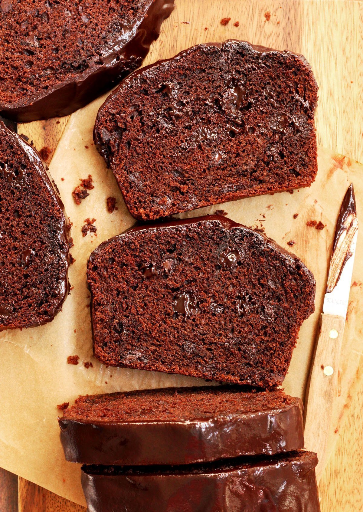 double chocolate loaf cake