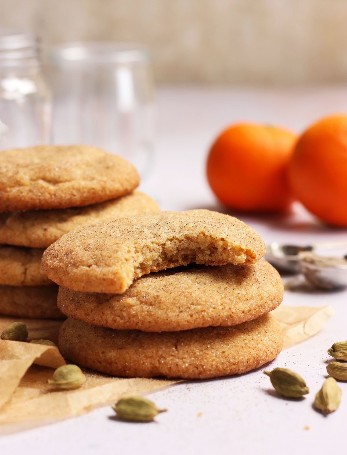 orange cardamom sugar cookies