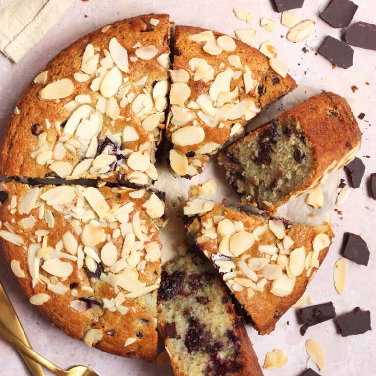 cherry almond cake