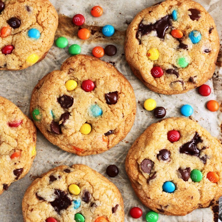 m&m cookies recipe