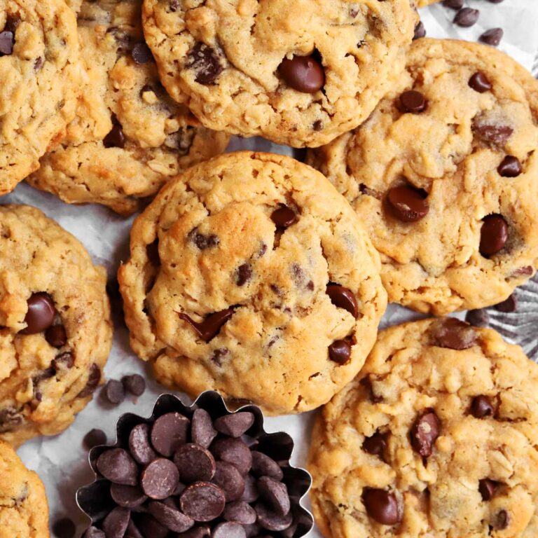 peanut butter oatmeal chocolate chip cookies