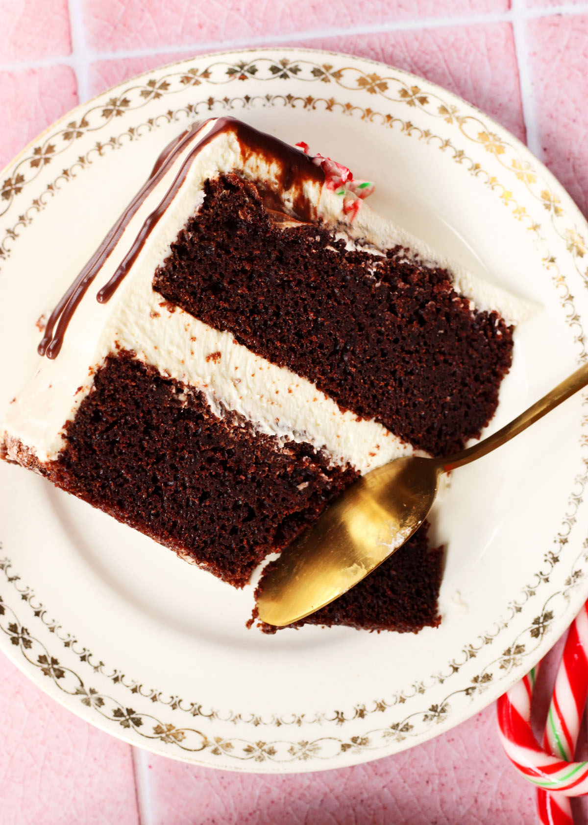 chocolate peppermint cake