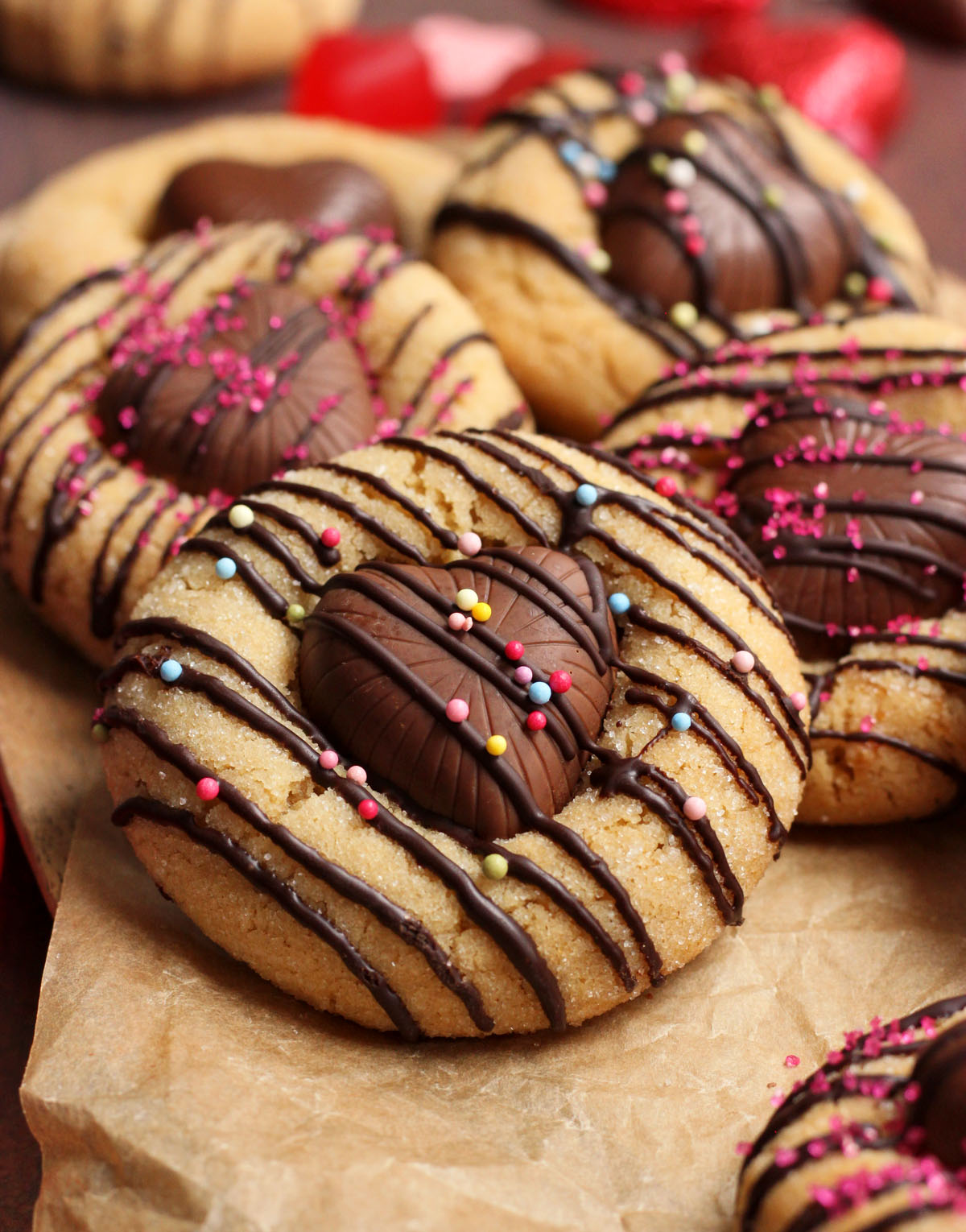 peanut butter blossom cookies