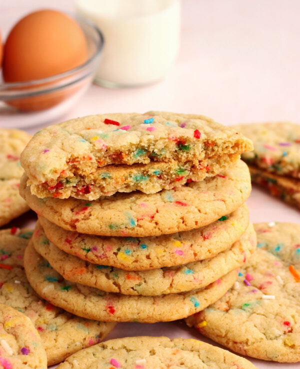 SUPER CHEWY Funfetti Cookies! - Scientifically Sweet