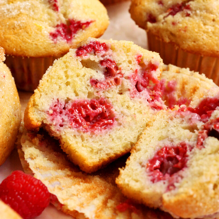 lemon raspberry muffins