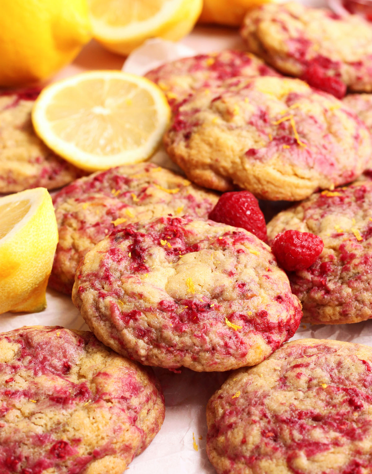 raspberry lemonade cookies