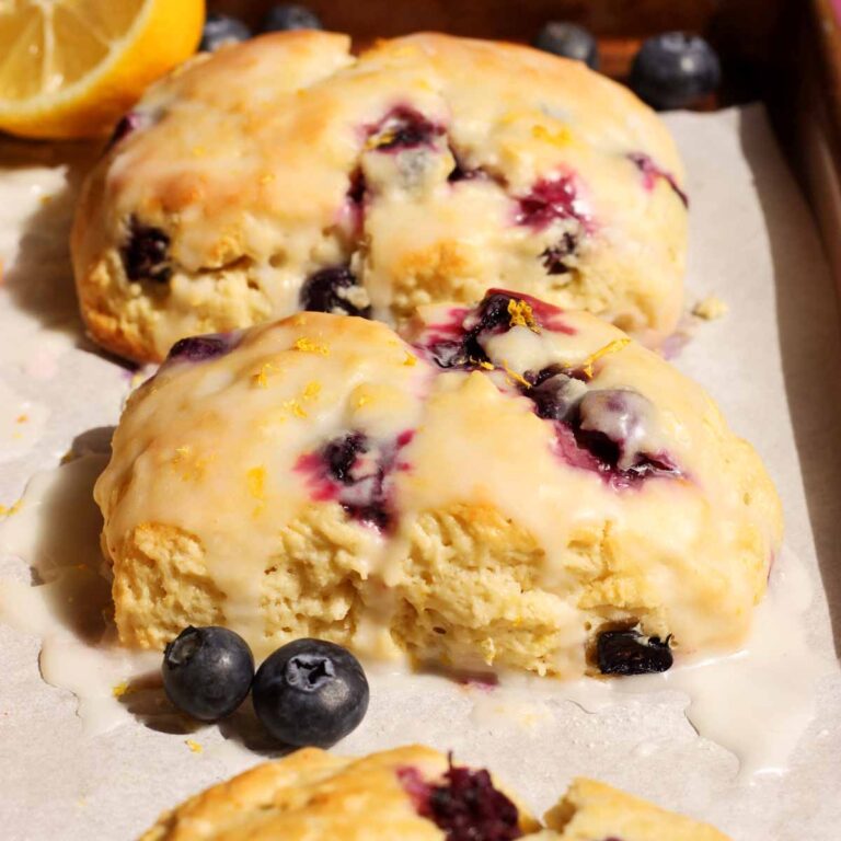 lemon blueberry scones