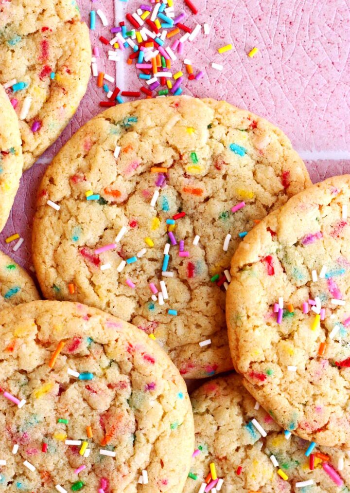 chewy funfetti cookies