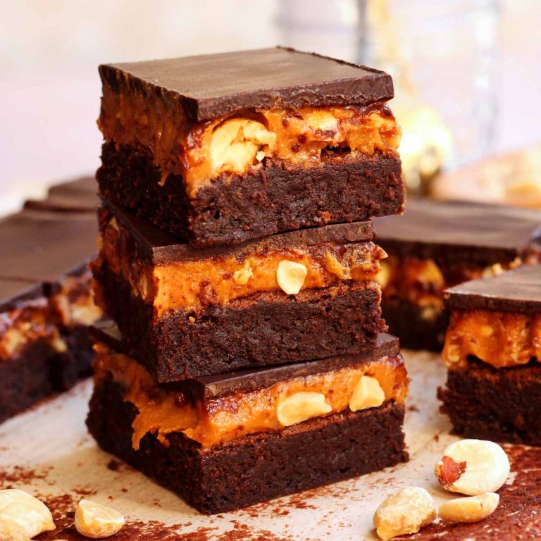 snickers brownies