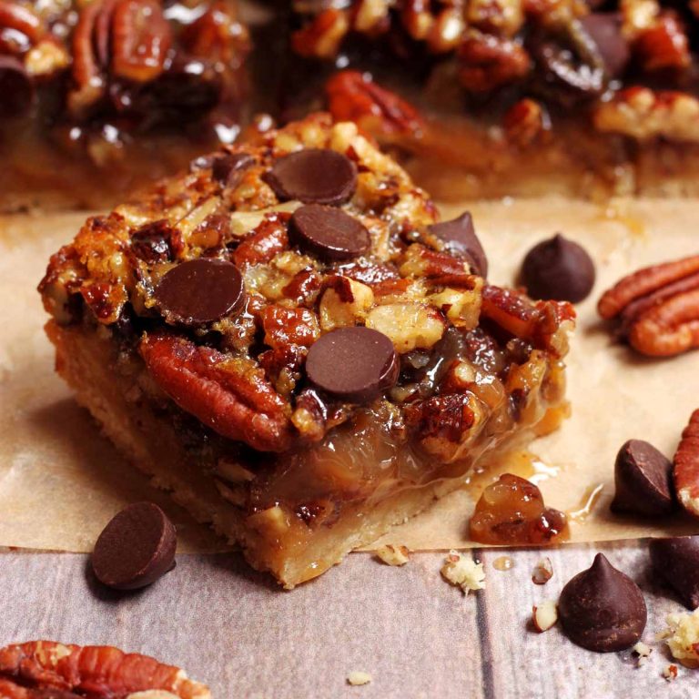 chocolate pecan pie bars