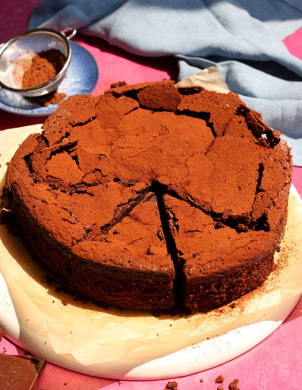 5 ingredient flourless chocolate cake