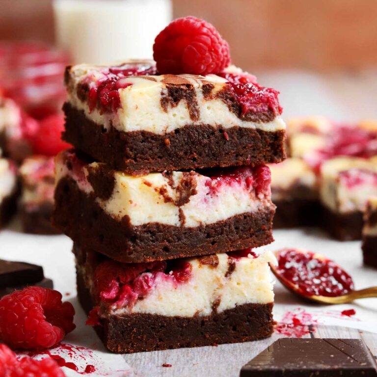 raspberry cheesecake brownies
