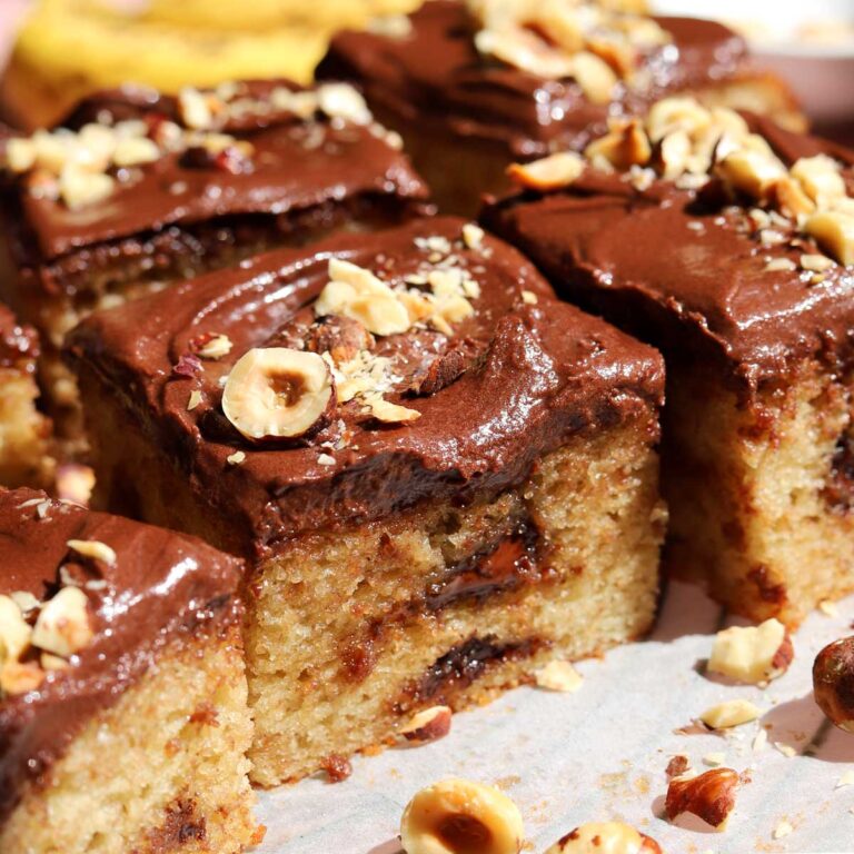 banana nutella cake