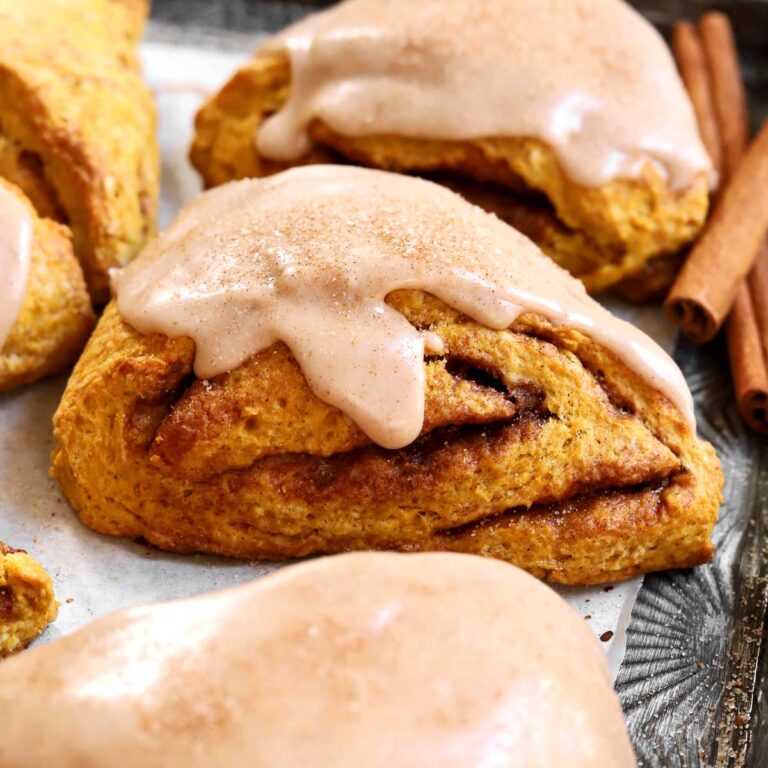 Cinnamon Swirl Pumpkin Scones