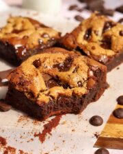 FUDGY Brookies Brownies (VIRAL recipe with VIDEO) - Scientifically Sweet