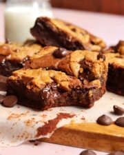 FUDGY Brookies Brownies (VIRAL recipe with VIDEO) - Scientifically Sweet