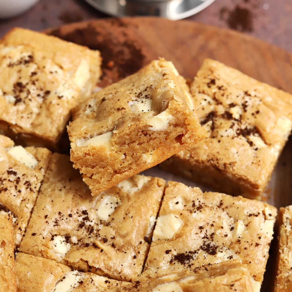 Vietnamese Coffee Blondies