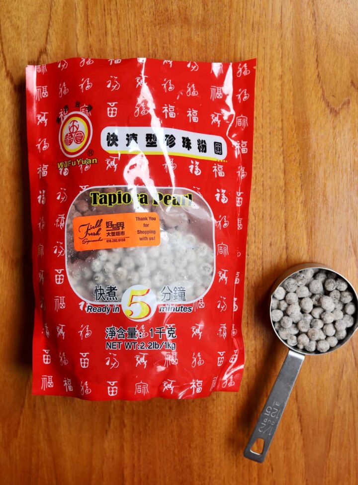 wufuyuan brand instant tapioca pearls