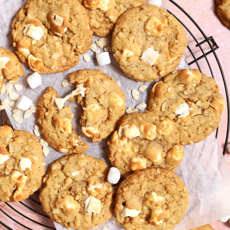 marshmallow rice crispy cookies