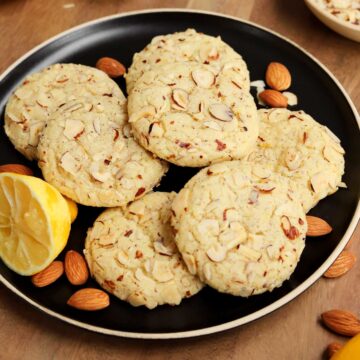 lemon almond cookies