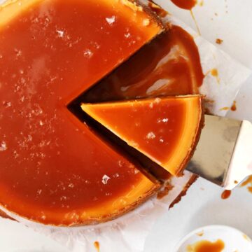 salted caramel cheesecake