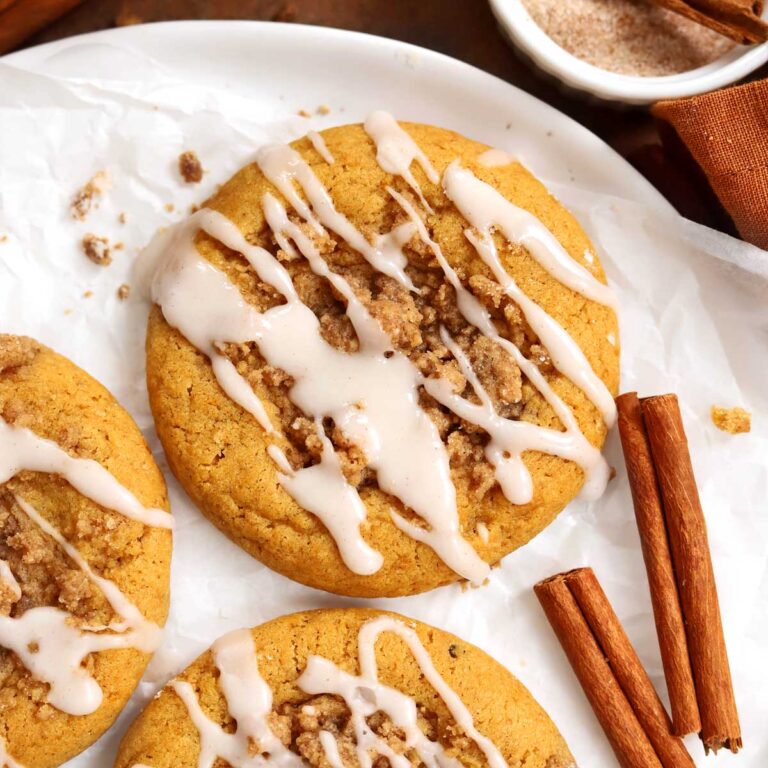 pumpkin coffee cake cookies