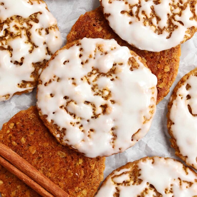 pumpkin iced oatmeal cookies