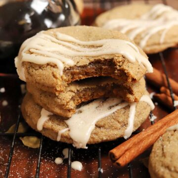 vanilla maple chai latte cookies