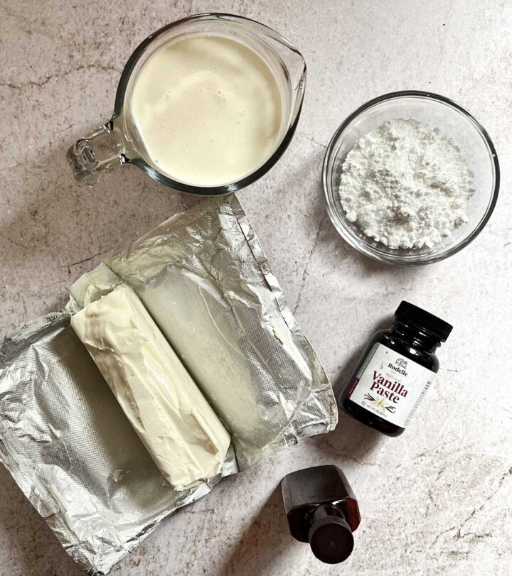 red velvet cake cream cheese frosting ingredients