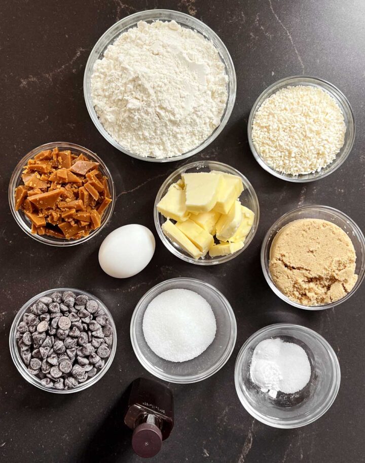 levain bakery caramel coconut cookies ingredients