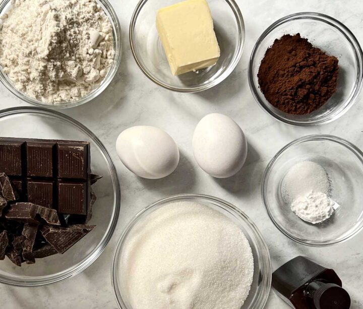 fudgy crinkle top brownie cookies ingredients