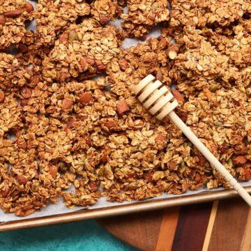 honey almond egg white granola