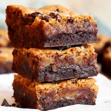 chocolate chip cookie brownies