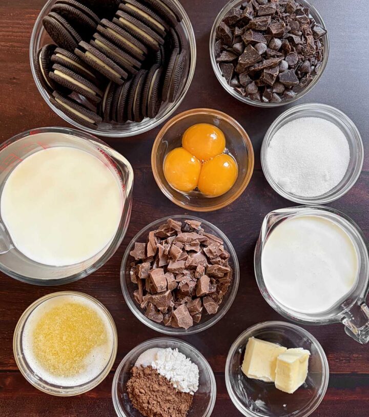 no bake chocolate pie ingredients