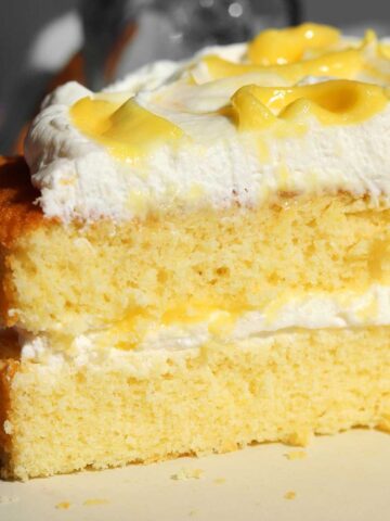 luscious lemon curd cake