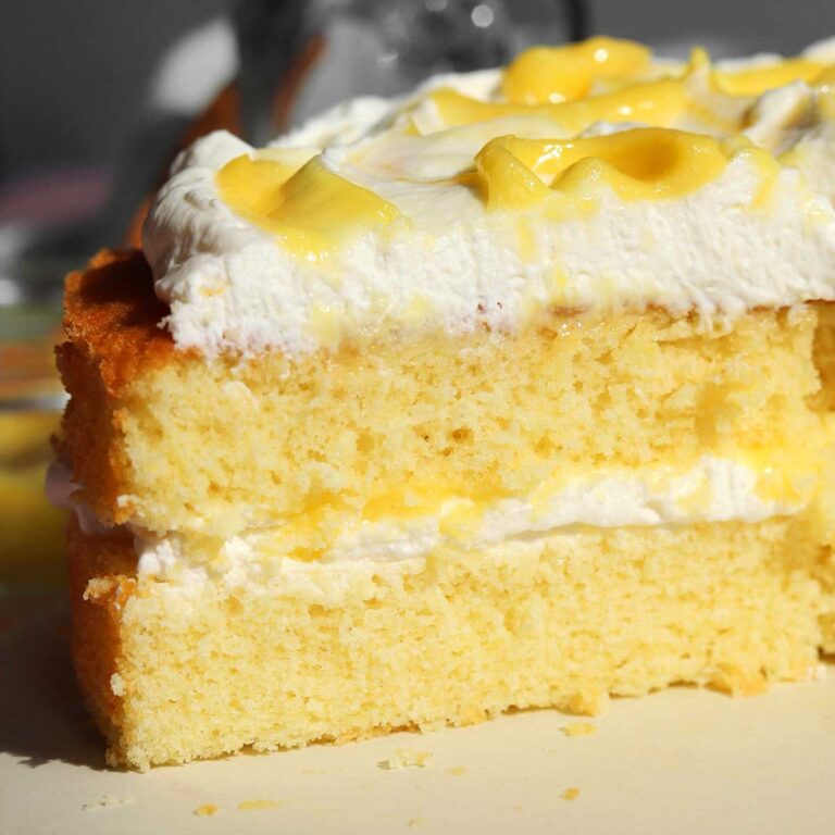 luscious lemon curd cake