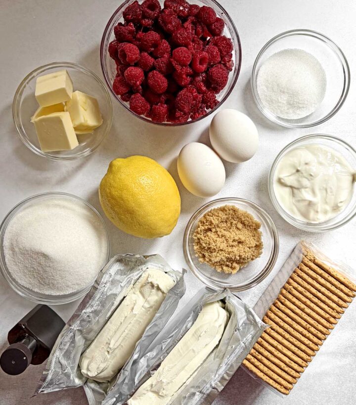 raspberry lemonade cheesecake ingredients