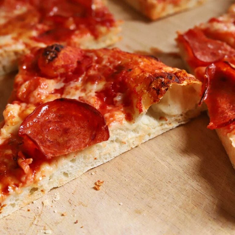 homemade pizza dough