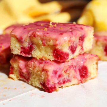 raspberry lemonade brownies