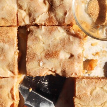 apple fritter Texas sheet cake